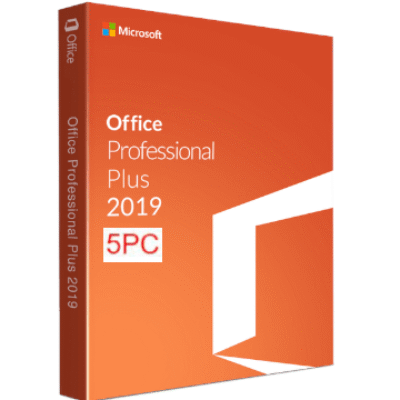 Microsoft Office 2019 Professional plus 5 Pcs | Instant Digital Delivery