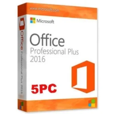 Microsoft Office 2016 Professional Plus 5 Pcs – Product Key | Full Office Suite for Windows | Instant Digital Delivery