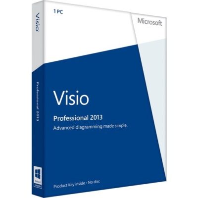 Microsoft Visio 2013 Professional 5Pcs Product Key – Genuine One-Time License for Windows